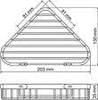 Полка Wasserkraft хром 733