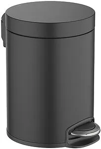 Ведро для мусора Aquatek чёрный матовый AQ4991MB, 1