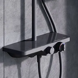 Душевая система с термостатом для ванны Damixa Apollo чёрный матовый 947760300, 5