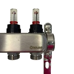 Группа коллекторная с расходомерами 7 отводов 1"в/в x ¾"ек WAAG WG.589.0607 Группа коллекторная с расходомерами 7 отводов 1"в/в x ¾"ек WAAG WG.589.0607, 4