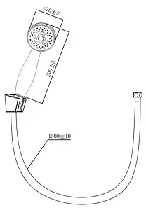 Душевой набор Gross Aqua хром GA3713+GA603+GA008 Душевой набор Gross Aqua хром GA3713+GA603+GA008, 2