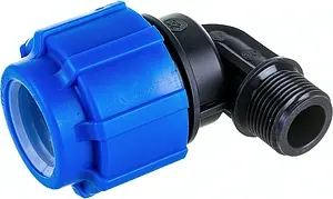 Уголок компрессионный переходной 32мм x ¾&quot;н ТПК-Аква 50013234, 1