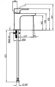 Смеситель для раковины Villeroy&Boch O.novo хром TVW10410511061 Смеситель для раковины Villeroy&Boch O.novo хром TVW10410511061, 2