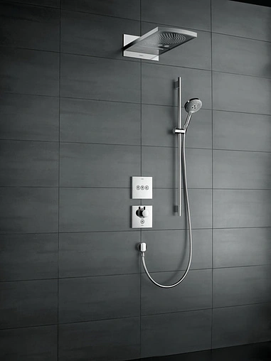 Душевая стойка Hansgrohe Raindance Select S 120 3jet 90см хром/белый 26631400
