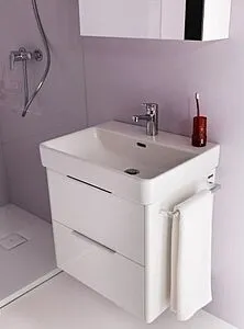 Тумба-умывальник подвесной Laufen Base 60 белый 4.0225.2.110.261.1+8.1028.3.000.104.1, 5