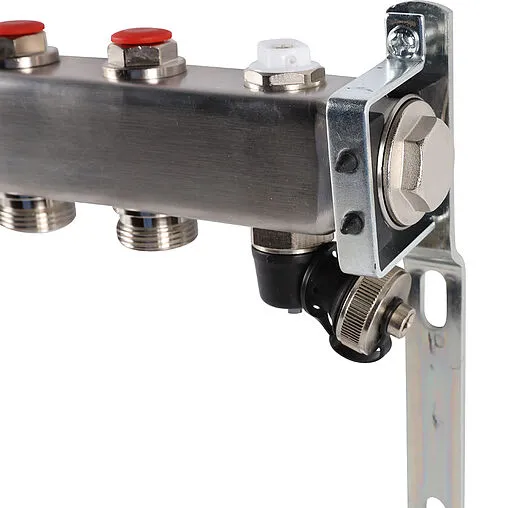 Группа коллекторная без расходомеров 8 отводов 1&quot;в/в x ¾&quot;ек Rommer RMS-3201-000008