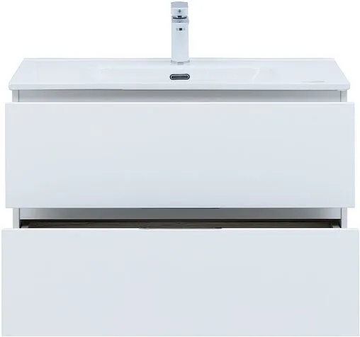 Тумба под умывальник подвесная Aquanet Алвита New 80 белый матовый 00277514