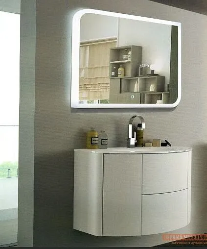 Зеркало с подсветкой Continent Fantasy Led 80 белый ЗЛП37