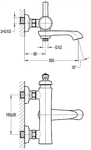 Смеситель для ванны Swedbe Terracotta Art терракотовый 2510 Смеситель для ванны Swedbe Terracotta Art терракотовый 2510