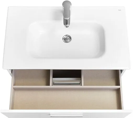 Тумба-умывальник подвесная Roca Victoria 80 белый глянец A857470806+