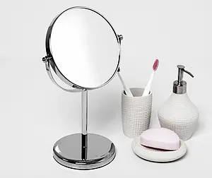 Косметическое зеркало Wasserkraft хром 1003, 2