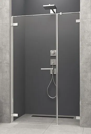 Дверь в нишу 1000мм прозрачное стекло Radaway Arta DWS 100 R 386628-03-01R+386091-03-01R