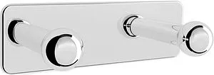 Планка с 2-мя крючками Roca Victoria хром 816651001 Планка с 2-мя крючками Roca Victoria хром 816651001, 1