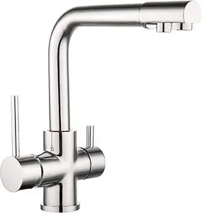 Смеситель для кухни с подключением к фильтру Gross Aqua Ecolife хром 3120609C Смеситель для кухни с подключением к фильтру Gross Aqua Ecolife хром 3120609C, 1