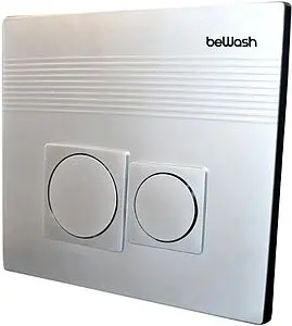 Клавиша смыва для унитаза beWash Bona P02MC 500RZVP0200MKK000001 хром матовый Клавиша смыва для унитаза beWash Bona P02MC 500RZVP0200MKK000001 хром матовый, 3