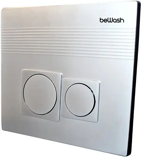 Клавиша смыва для унитаза beWash Bona P02MC 500RZVP0200MKK000001 хром матовый