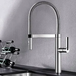 Смеситель для кухни с выдвижным изливом Blanco Culina-S хром 517597, 5