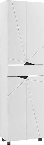 Шкаф-пенал напольный Домино Vector 55 белый DV6605PR