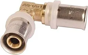 Уголок пресс соединительный 16мм x 16мм Comisa 87.14.160 Уголок пресс соединительный 16мм x 16мм Comisa 87.14.160, 1