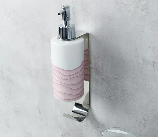 Держатель для дозатора с крючком Fixsen Practica хром FX-800B