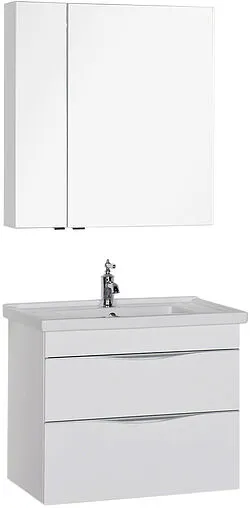 Шкаф-зеркало Aquanet Эвора 80 R белый 00184936