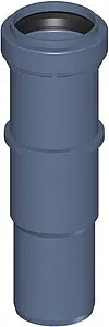 Патрубок компенсационный внутренний бесшумный D=110мм Poloplast POLO-KAL NG P2334 Патрубок компенсационный внутренний бесшумный D=110мм Poloplast POLO-KAL NG P2334, 1