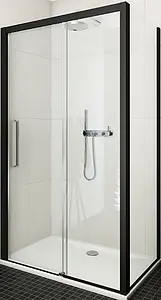 Боковая стенка 800мм прозрачное стекло Roltechnik Exclusive Line ECDBN/800 black elox 563-8000000-05-02, 4