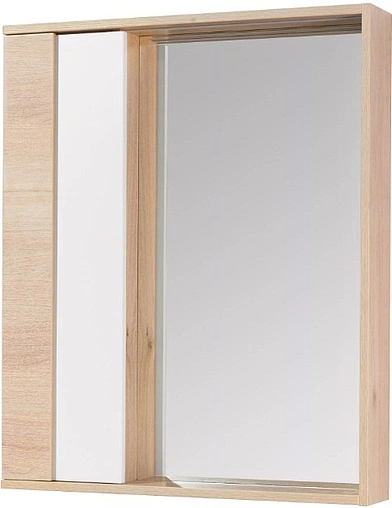 Шкаф-зеркало Aquaton Бостон 60 дуб эврика/белый 1A240202BN010