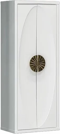 Шкаф-пенал подвесной двухстворчатый Opadiris Ибица 45 белый 00-00007078