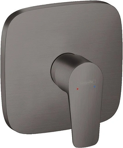 Смеситель для душа скрытого монтажа Hansgrohe Talis E шлифованный чёрный хром 71765340