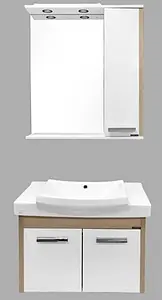 Тумба-умывальник подвесная Comforty Киото 75П белый/сосна лоредо 00003123807CF Тумба-умывальник подвесная Comforty Киото 75П белый/сосна лоредо 00003123807CF, 4