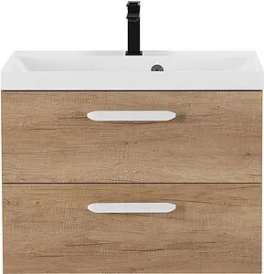 Тумба-умывальник подвесная BelBagno AURORA 60 Rovere Nebrasca Nature AURORA-600-2C-SO-RNN+BB600/450-LV-MR-AST, 1