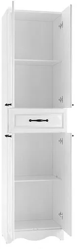 Шкаф-пенал напольный Домино RICH 50 белое дерево DR6014P