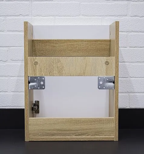 Тумба-умывальник подвесной Айсберг Мечта 40 белый/дуб сонома DM2314T+4607152362107