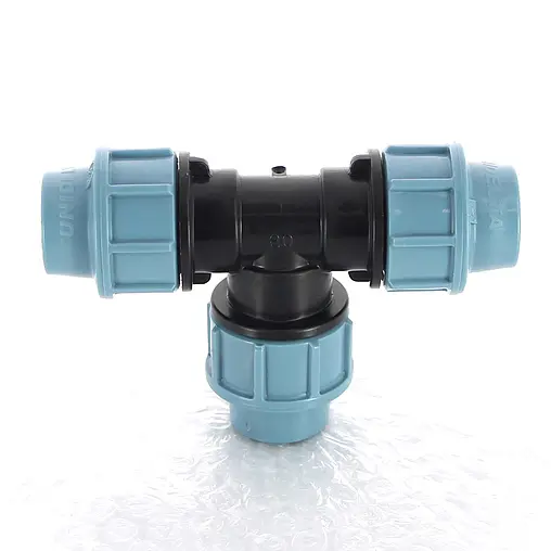 Тройник компрессионный соединительный 20мм x 20мм x 20мм Unidelta 1005020000