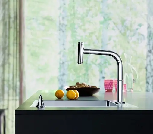 Мойка кухонная с встроенным смесителем Hansgrohe C71-F450-06 55x50 нержавеющая сталь 43201800