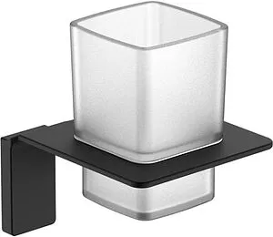 Стакан IDDIS Slide чёрный матовый SLIBSG1i45 Стакан IDDIS Slide чёрный матовый SLIBSG1i45, 1