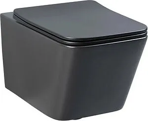 Унитаз подвесной безободковый Aquanet Tavr-W BW Rimless черный матовый TAVR-W BW Унитаз подвесной безободковый Aquanet Tavr-W BW Rimless черный матовый TAVR-W BW, 1