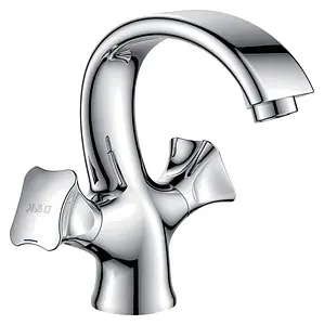 Смеситель для раковины D&K Grimm Hessen хром DA1382101 Смеситель для раковины D&K Grimm Hessen хром DA1382101, 1