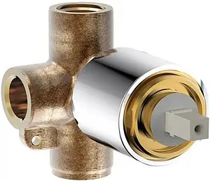 Скрытая часть смесителя для 1 потребителя Bravat Built-in D999CP-ENG, 1