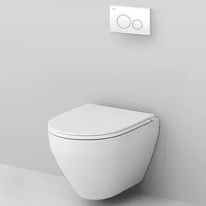 Комплект 6 в 1 Am.Pm Spirit 2.0 FlashClean IS49001.701700 с кнопкой белый глянцевый, 4