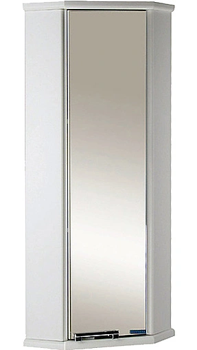 Шкаф-зеркало Aquaton Призма М R белый 1A004203PZ01R