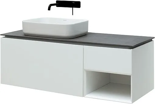 Тумба под умывальник подвесная Allen Brau Infinity 120 L белый 1.21006.WM