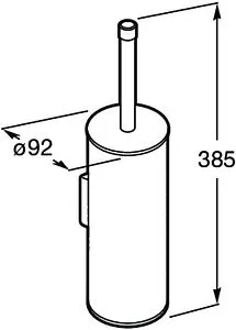 Ёршик для унитаза Roca Superinox полированная сталь 817305002, 2