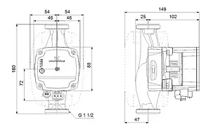 Насос циркуляционный Grundfos Alpha1 L 25-40 180 99199611, 2
