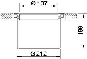 Мусорная система Blanco Solon с плоским кантом IF 512471 Мусорная система Blanco Solon с плоским кантом IF 512471, 2