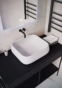 Раковина Terminus Сицилия 44 белый 01RN44x39x15W Раковина Terminus Сицилия 44 белый 01RN44x39x15W, 4