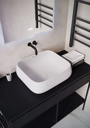 Раковина Terminus Сицилия 44 белый 01RN44x39x15W