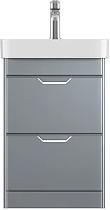 Тумба-умывальник напольная ISVEA Fonte 57 серый 21USS040057I+10SQ50057SV, 1