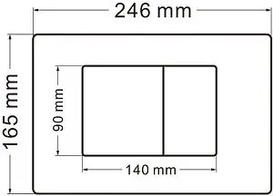 Комплект 5 в 1 Abber Bequem AC1100MB-AC0105-AC0120MB с кнопкой черный матовый, 4